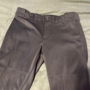 dark grey softball pants